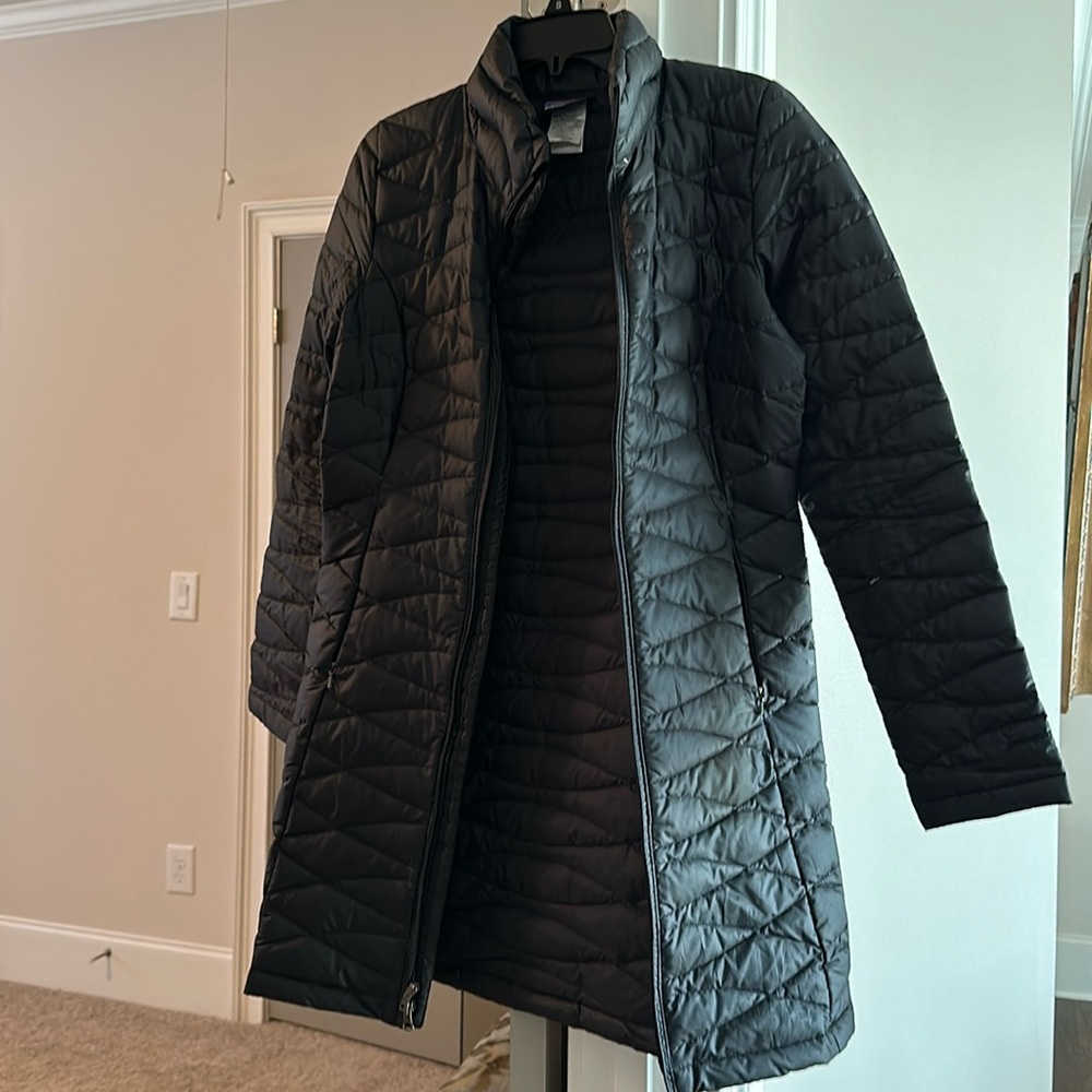 Women's Patagonia Lightweight Parka Black SZ S